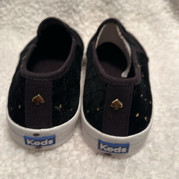Keds X Kate Spade New York Double Decker Quilted Velvet Sneakers size 8 - Picture 2 of 9